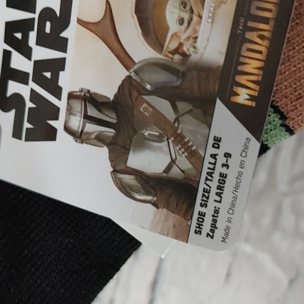 STAR WARS Mandalorian ankle sox 6 pairs size L shoe approx 3-9 - Picture 5 of 7